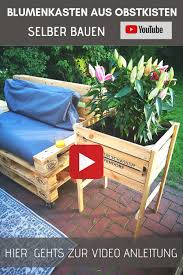 Blumenkasten Aus Obstkisten Bauen Blumenkasten Selber Bauen Blumenkasten Aus Holz Ideen Pflanzen Fruitkratten