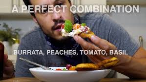 Peach Tomato & Burrata Salad