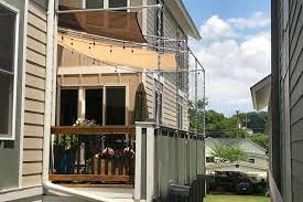 How to install a shade sail on a deck. How To Build Your Own Diy Shade Sail Simplified Building