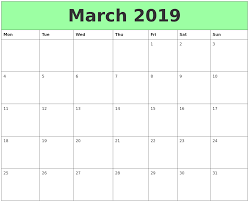 Editable March 2019 Calendar Printable March2019 2019calendar Marchcalendar2019 Calendar Printables Printable Calendar Template 2019 Calendar
