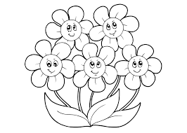 Bloemenkrans kleurplaat / afbeeldingsresultaat voor tekening bloemetjes | bloem. Kleurplaat Bloemen