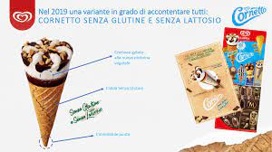 Latte scremato reidratato senza lattosio, cialda senza glutine (22%) (zucchero; Cornetto Senza Glutine E Senza Lattosio Girolimetti