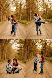 Dirt Road Couple Pictures Michigan Photographer Funny Couple Photography Photo Poses For Couples Couple Photoshoot Poses