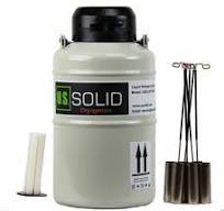 3L Liquid Nitrogen Dewar - Liquid Nitrogen Tank Container LN2 Dewar with  Straps