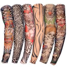 Perhaps this is a symbol of the strong female character she admires, or maybe her alternative identity. 6pcs Elastic Tattoo Sleeve Designs Temporary Body Arm Old Tattoo Skull Stockings Tatoo Women For Cool Men Sleeve Tattoo Sleeves Temporary Tattoos Aliexpress