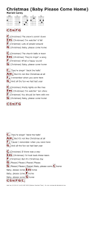 Christmas Baby Please Come Home Mariah Carey Http Myuke Ca Ukulele Chords Songs