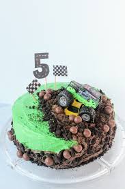 How To Make A Monster Truck Cake The Easiest Cake You Ll Ever Make Recipe Easy Cake Monster Truck Cake Truck Birthday Cakes