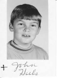 Agat Jr High teacher Walter Aeckerle, white shirt.