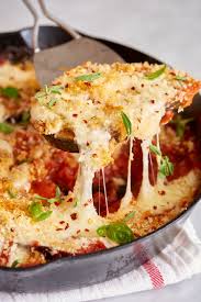 Recipe Skillet Eggplant Parm Recipe Recipes Easy Meals Vegetarian Dishes