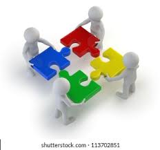 New daily puzzles each and every day! 3d Small People Team Puzzles Hands Stock Illustration 113702851