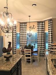 Hlc.me hilltop buffalo check textured light filtering grommet lightweight window curtains drapery for bedroom, dining room & living room, 2 panels (52 x 96 inch, navy blue) 4.7 out of 5 stars. Black And White Buffalo Check Plaid Curtains In Premier Prints Anderson Print Available Wit Farmhouse Dining Farm House Living Room Farmhouse Kitchen Curtains