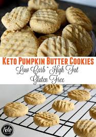 Keto Pumpkin Butter Cookies Recipe Keto Size Me Recipe Keto Cookies Low Carb Desserts Pumpkin Butter