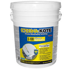 Some roof coatings can be shipped to you at home, while others can be picked up in store. Gardner Eterna Kote 5 Gal S 100 Silicone Reflective Roof Coating 5570 1 30 The Home Depot