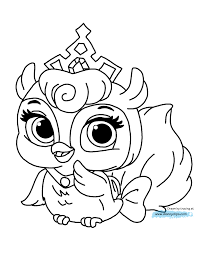 Rapunzel's kitten summer arrives with the removable crown and the brush that are shown (except that the brush is all one color), and she also arrives with an advertising booklet (the cover features a picture of summer and rapunzel), both sides of which feature facts about summer, and facts about some of the other palace pets. 96 Free Palace Pets Coloring Pages