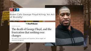 The death of george floyd drew widespread outrage in may 2020 after a video circulated online showing officer derek chauvin holding his knee on mr. China Xinhua News Pa Twitter Headlines Watch May 30 Npr Biden Calls Georgefloyd Killing An Act Of Brutality Https T Co Bbuxatnnex Star Tribune The Death Of George Floyd And The Frustration That Nothing Ever