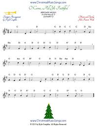 O Come All Ye Faithful Trumpet Sheet Music The Site Includes Arrangements Of The Song For All Instrum Christmas Sheet Music Sheet Music Christmas Piano Music