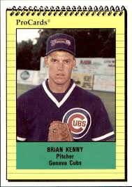 1991 Geneva Cubs ProCards #4210 Brian Kenny Demarest New Jersey NJ Baseball  Card