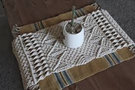Macrame Table Runner Etsy Macrame Table Runner Macrame Macrame Runner