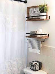Old salt farm added an adorable bathroom storage cabinet above their toilet. Small Bathroom Storage Ideas Over Toilet Style Uncovered