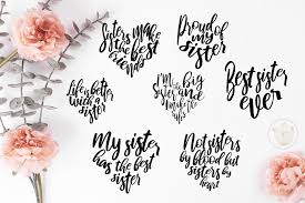Download Quotes For Sisters Svg Cut Files Lettering Designs By Prettydd Thehungryjpeg Com