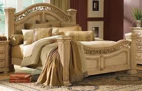Pine Solids And Veneers With Ash Veneer Accented By Scrolling Iron Insets Antique White Finish Wynwood Furniture Bedroom Furniture Sets Bedroom Sets