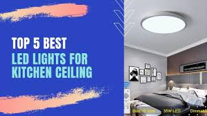 By implication, ensuring that the kitchen is well lighted is not too much to ask for. Top 5 Best Led Lights For Kitchen Ceiling Reviews Youtube