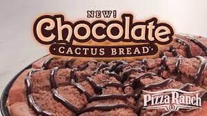 Then with your glaze spread it all around. Pizza Ranch Chocolate Cactus Bread Facebook