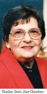 Doris June Chambers Thacker (1926-2011)
