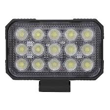 12 24 Volt Dc 9000 Lumen 15 Led 5 9 Rectangular Flood Light Buyers Products 1492196 Dc Mobile Equipment Lights Lights Electrical Www Surpluscenter Com