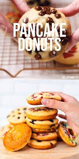 Pancake Donuts Video Recipe Video Kids Cooking Recipes Breakfast For Kids Yummy Breakfast