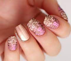 They re accustomed to online on cell phones to consider image information to become a concept. Unas Acrilicas Tamano Medio Rosa Con Dorado Medium Acrilyc Nail Art Pink And Golden Manicura De Unas Unas De Gel Elegantes Arte De Unas De Gel