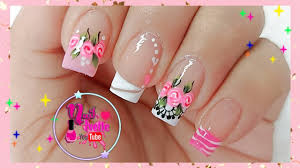 Uñas sencillas, sahagún, cordoba, colombia. Decoracion De Unas Sencillas Y Elegantes Diseno De Unas Flores Diseno De Unas Nude Nails Art Youtube