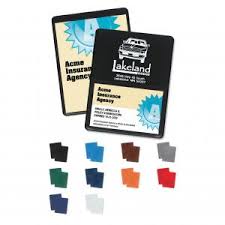 The vinyl options are black, navy blue, red, green or royal blue. Custom Logo Proof Of Insurance Holders Promotional Items