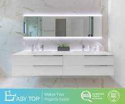 Bathroom vanity cabinets should be proportional to the overall size of your space, as well as other fixtures present. China Modern Luxury Bathroom Vanity Cabinet Furniture Set With Cheap Price China Vanity Cabinet With Sink Modern Vanity