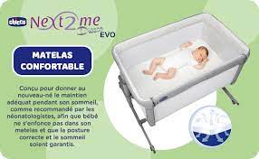 Chicco Next2Me Dream Evo, Berceau Cododo Pour Bébé, Inclinable, Hauteur  Réglable, 4 Roues, Matelas Et Sac De Voyage Inclus, Gris : Amazon.fr: Bébé  Et Puériculture