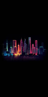 Download all mobile wallpapers and use them even for commercial projects. Neon City Wallpaper Phone