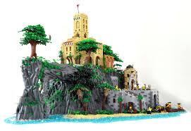 Al Amarj Island Lego Architecture Lego Lego Castle
