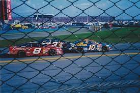 Took third, blocking the other field of racers from advancing and allowing waltrip his first checkered flag. Tbt Dale Earnhardt Sr Jr Michael Waltrip Stopped For Red Flag At Daytona 2001 Nascar