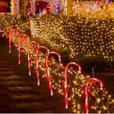 / candy cane path lights. Amazon Com Christmas Candy Cane Pathway Lights With Stake 28 Inches Lighted Candy Cane Christmas Decorations Ul Listed For Outdoor Indoor Holiday Xmas Lawn Yard Walkway Markers 10 Packs Home Improvement