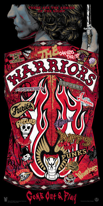 The Warriors by Rhys Cooper - Home of the Alternative Movie Poster -AMP-