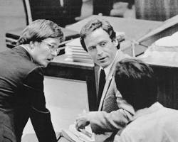 Image of Ted Bundy on trial