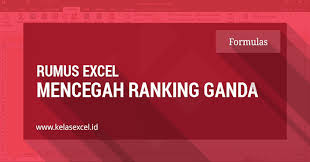 Check spelling or type a new query. Rumus Excel Untuk Mencegah Ranking Atau Peringkat Ganda Pada Microsoft Excel