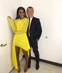 Black And Yellow Outfits For Couples Kelly Rowland Off White Dress Woman Suit Fashion Off White Dresses Long Sleeve Dress