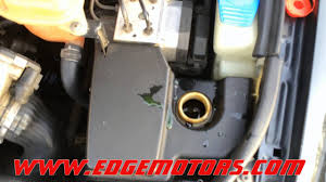 Audi Vw Power Steering Fluid Flush Diy By Edge Motors Youtube