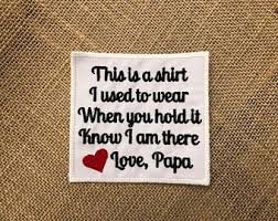 Items Similar To Memory Shirt Pillow Patch Embroidery Iron On Memory Pillow Patch One Pillow Patch Thi Memory Pillows Memory Pillow From Shirt Memory Quilt