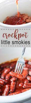 Slow Cooker Little Smokies Recipe Recipe Crockpot Little Smokies Smokies Recipe Recipes