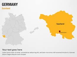 Search and share any place. Saarland Germany Powerpoint Map Slides Saarland Germany Map Ppt Slides Powerpoint Map Slides Of Saarland Germany Powerpoint Map Templates