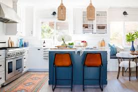 It's easy to get caught up in the trend by choosing gray cabinetry, flooring, and counters. Kitchen Color Ideas 21 Color Schemes For Your Kitchen Homes Gardens