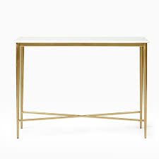 Neve Marble Console In 2020 Marble Console Table Marble Side Tables Slim Console Table