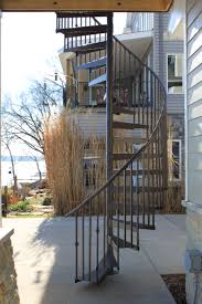 Draw a rough sketch to see where the entry step will be. Spiral Staircases Heck S Metal Works